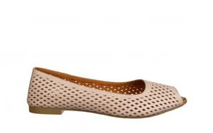 Baleriny -161 037 121 2 013 Peach Whip 161687, Różowy, Skóra naturalna | Bayla Outlet