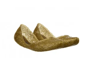 Baleriny Campana Flow Ad Gold 010427, Złoty, Guma | Melissa Discount