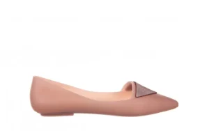 Baleriny Pointy IV AD Pink 010349, Róż, Guma | Melissa Outlet