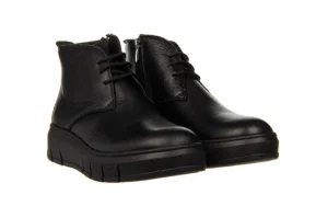 Botki -161 161 045 18 Black 161615, Czarny, Skóra naturalna | Bayla Hot
