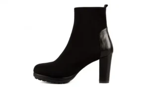 Botki -106 321001 Black, Czarny, Materiał | Bayla Outlet