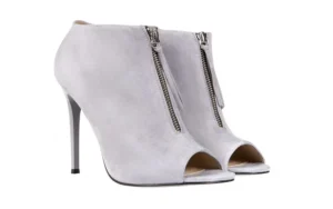 Botki -056 2074-678 Szary, Skóra naturalna | Bayla Best