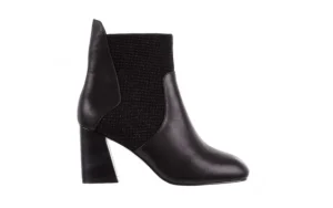 Botki -018 PE70-X2 Black Black, Czarny, Skóra naturalna | Bayla Best