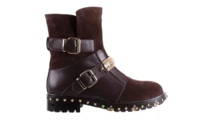 Botki -144 PJ930H-1-3A Coffee, Brąz, Skóra naturalna | Bayla Discount