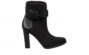 Botki Calvin Klein July Black 098033, Czarny, Skóra naturalna | Bayla Online