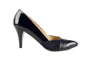 Czółenka -097 LSZ6884-205 Granat, Skóra naturalna lakierowana | Bayla Outlet