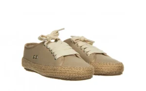 Espadryle Agonis Organic Almond 119188, Brązowy, Materiał | EMU Best