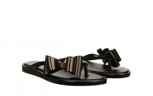 Japonki Flip Flop Cute Ad Metallic Black 010458, Czarny, Guma | Melissa Outlet