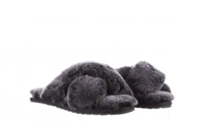 Kapcie Mayberry Frost Black 21 119140, Czarny, Futro naturalne | EMU Online