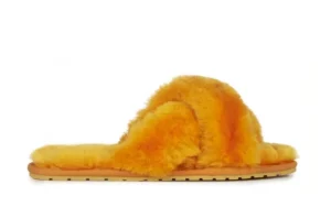 Kapcie Mayberry Mustard, Futro naturalne | EMU Hot