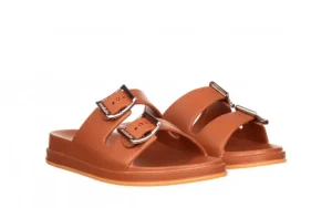 Klapki Dani Anatomic Tam Dark Nude 198010, Ceglasty, Tworzywo | Azaleia Clearance