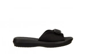 Klapki Lucia Soft Comfy Tam Black 198033, Czarny, Materiał | Azaleia Discount