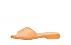 Klapki Simone Comfy Flat Rast Beige Brown 198015, Beż/Brąz, Tworzywo | Azaleia Outlet