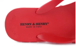 Klapki Flipper Red, Czerwony, Guma | Henry&Henry Hot