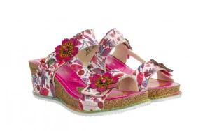 Klapki Bonito 22 Fushia 202047, Różowy, Skóra naturalna | Laura Vita Discount