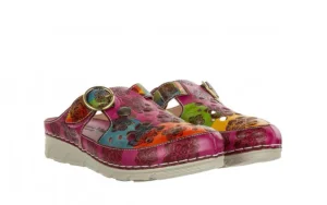 Klapki Dorry 08 Fushia 202040, Różowy, Skóra naturalna | Laura Vita Best