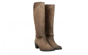 Kozaki Tommy Hilfiger MARTINA 3 Khaki Brown, Beżowy, Skóra naturalna | Bayla Fashion