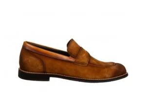 Mokasyny B463-G21-WX08 Tan 104253, Brązowy, Skóra naturalna | Brooman New