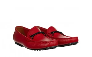 Mokasyny 4D02-1-F6 Red 104246 | John Doubare Outlet