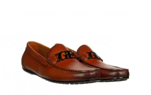 Mokasyny 4D03-2J-B4 Brown 104250, Brązowy, Skóra naturalna | John Doubare New