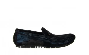 Mokasyny Y198-109 Black 104177, Czarny, Skóra naturalna | John Doubare Fashion