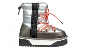 Śniegowce D Franklin Boots Nordic V2 Bomb Silver 206006, Srebrny, Materiał | D.Franklin Best
