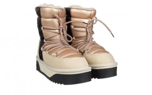 Śniegowce D Franklin Boots Nordic V2 Bomb Beig 206004, Beżowy, Materiał | D.Franklin Discount