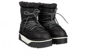 Śniegowce D Franklin Boots Nordic V2 Bomb Black 206005, Czarny, Materiał | D.Franklin New