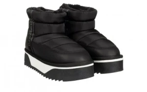 Śniegowce D Franklin Nordic V2 Low Bomb Black 206013, Czarny, Materiał | D.Franklin Outlet