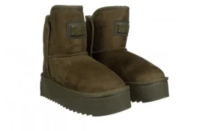 Śniegowce D Franklin Nordic V2 Basic Low Olive Night 206011, Zielony, Materiał | D.Franklin Hot