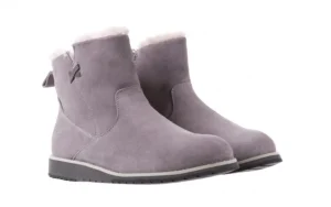 Śniegowce Beach Mini Dove Grey 18, Szary , Skóra naturalna | EMU Outlet