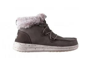 Śniegowce Eloise Bruno 003194, Zielony, Skóra naturalna | HeyDude Outlet