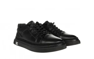 Półbuty E40801B Black 514239, Czarny, Skóra naturalna | Andiamo Fashion