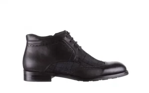 Półbuty A2001-14-75-1-R Black, Czarny, Skóra naturalna | Brooman Best