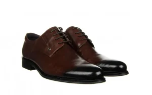 Półbuty QA526-C6-A77 Coffee 104237, Brązowy, Skóra naturalna | John Doubare Fashion