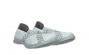 Półbuty Bara White Grey Mix 032927, Biały, Materiał | Rock Online