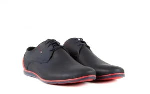 Półbuty -057 3302 Granat-Czerwony, Skóra naturalna | Tresor Online