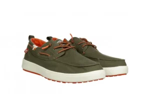 Półbuty Maui Kaki 003309, Zielony, Materiał | Walk In Pitas Fashion