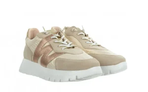 Półbuty A-2464 Beig 138010, Beżowy, Skóra naturalna | Wonders Sale