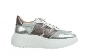 Półbuty A-3622 Plata 138016, Szary, Skóra naturalna | Wonders Hot