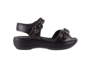 Sandały 355 788 Napa Black, Czarny, Materiał | Azaleia Outlet