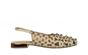 Sandały Calamus Off White 602206, Beżowy, Skóra naturalna | Gioseppo Outlet