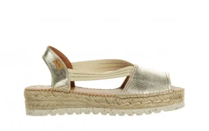Sandały Estel-Sw Plati Platinum 204011, Złoty, Skóra naturalna | Toni Pons Hot