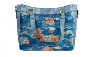 Torebka Aurea 02 Bleu, Niebieski, Skóra ekologiczna | Laura Vita Fashion