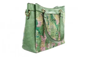 Torebka Aurea 02 Vert, Zielony, Skóra ekologiczna | Laura Vita Discount