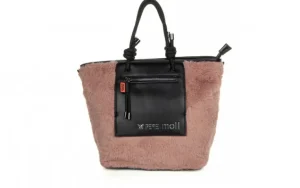 Torebka 222281 Nutria Kid Nude Black, Różowy, Materiał | Pepe Moll New