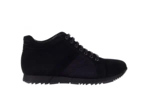 Trampki -151 D151431-3B Navy, Granat, Skóra naturalna | Bayla Fashion