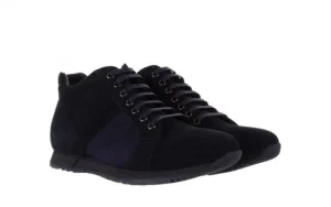 Trampki -151 D151431-3B Navy, Granat, Skóra naturalna | Bayla Fashion