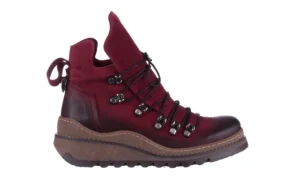 Trzewiki 161 050 0407 9 094 Bordo Nubuck 161172, Skóra naturalna | Bayla Sale