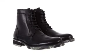 Trzewiki -151 D01A017-52B Black, Czarny, Skóra naturalna | Bayla Outlet